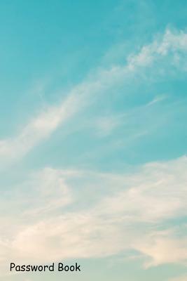 Password Book: Include Alphabetical Index With Soft Cloudy Pastel Abstract Sky by 