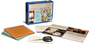 Kirigami Home Decor Kit [With Scissors and Origami Paper/Tracing Paper] by Rianna Riegelman