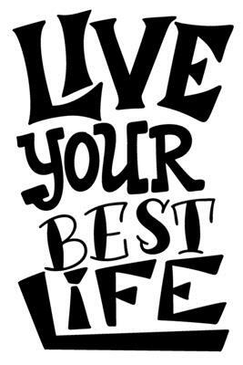 Live Your Best Life: 6x9 College Ruled Line Paper 150 Pages by Startup