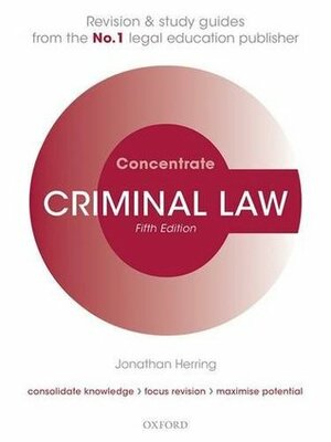 Criminal Law Concentrate by Jonathan Herring