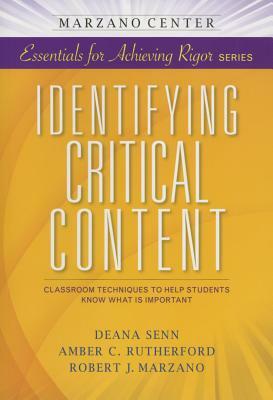Identifying Critical Content by Deana Senn