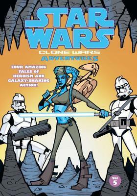 Star Wars: Clone Wars Adventures, Vol. 5 by Lee Evandon, Stewart McKenney, Matt Fillbach, Chris Avellone, Justin Lambros, David Nestelle, Dan Jackson, Matt Jacobs, W. Haden Blackman, Michael David Thomas, Shawn Fillbach