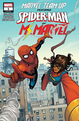 Marvel Team Up featuring Spiderman and Ms Marvel by Joey Vazquez, Felipe Sobreiro, Eve L. Ewing