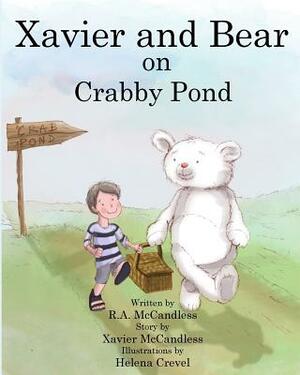 Xavi and Bear on Crab Pond by Xavier McCandless, R. a. McCandless