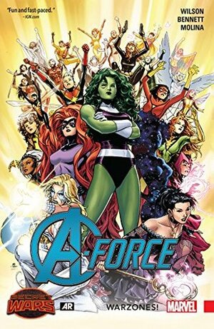 A-Force Vol. 0: Warzones by Jim Cheung, G. Willow Wilson, Jorge Molina, Marguerite Bennett