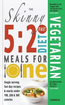 The Skinny 5: 2 Fast Diet Vegetarian Meals for One by Cooknation