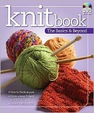 Knitbook: The Basics & Beyond With Stitch Card and Learn How to Knit DVD by Landauer Corporation