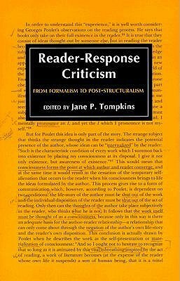 Reader-Response Criticism: From Formalism to Post-Structuralism by Jane Tompkins