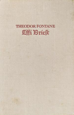 Effi Briest by Theodor Fontane