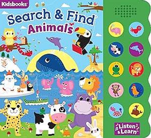 Search &amp; Find Animals 10 Button Sound Book by Kidsbooks