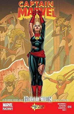 Captain Marvel (2012-2013) #14 by Gerardo Sandoval, Andy Troy, Scott Hepburn, Kelly Sue DeConnick, Joe Quiñones