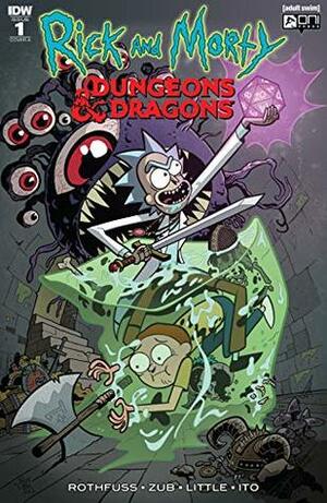 Rick and Morty vs. Dungeons & Dragons #1 by Patrick Rothfuss, Troy Little, Jim Zub