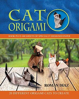 Cat Origami by Román Díaz