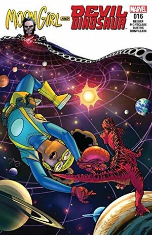 Moon Girl and Devil Dinosaur #16 by Brandon Montclare, Natacha Bustos, Amy Reeder