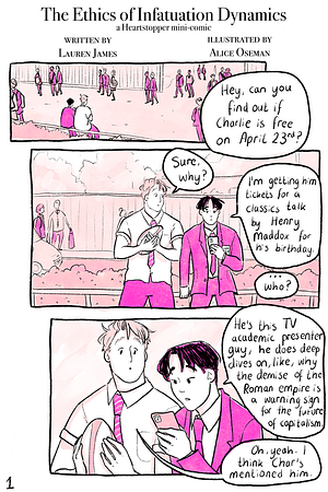 The Ethics of Infatuation Dynamics. A Heartstopper Mini-Comic. by Wren James