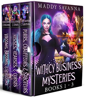 Witchy Business Mysteries Books 1-3: A Paranormal Cozy Mystery Box Set by Maddy Savanna, Maddy Savanna