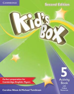 Kid's Box Level 5 Activity Book with CD ROM and My Home Booklet Updated English for Spanish Speakers by Michael Tomlinson, Kirstie Grainger, Caroline Nixon