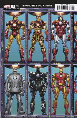 Invincible Iron Man #1 Layton Connecting Variant by Gerry Duggan, Juan Frigeri