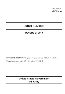 Army Techniques Publication ATP 3-20.98 Scout Platoon December 2019 by United States Government Us Army