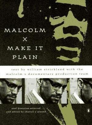 Malcolm X: Make It Plain by Michele McKenzie, Cheryll Y. Greene, William Strickland