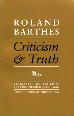 Criticism and Truth by Ronald Barthes