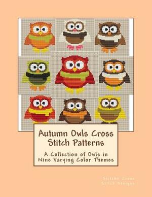 Autumn Owls Cross Stitch Patterns by Stitchx, Tracy Warrington