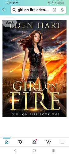 Girl on fire by Eden Hart