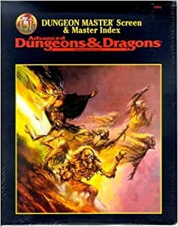 Dungeon Master Screen & Master Index (Advanced Dungeons & Dragons Accessory/9504) by Jim Butler