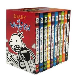 Diary of a Wimpy Kid Box of Books (1-10) by Jeff Kinney