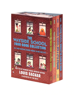 The Wayside School 4-Book Box Set: Sideways Stories from Wayside School, Wayside School Is Falling Down, Wayside School Gets a Little Stranger, Waysid by Louis Sachar