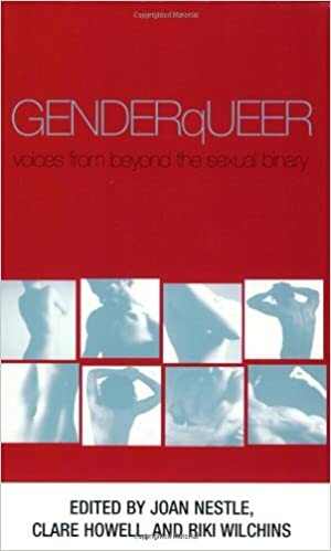 GenderQueer: Voices From Beyond the Sexual Binary by Stacey Montgomery, Gina Reiss, Sylvia Rivera, J.T. LeRoy, Loree Cook-Daniels, C. Jacob Hale, Ethan Zimmerman, Nancy Nangeroni, Dawn Dougherty, Joan Nestle, Allen James, Barb Greve, Clare Howell, Chino Lee Chung, Riki Anne Wilchins, Mollie Biewald, Susan Wright, Hilda Raz, Wally Baird, Carrie Davis, Sonya Bolus, L. Maurer, Lucas Dzmura, Robin Maltz, Kristen Walker, Raven Kaldera, Toni Amato, Rusty Mae Moore, Gordene MacKenzie, Debbie Fraker, Aaron Link, Cheryl Chase, Allie Lie, Peggy Munson