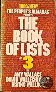 The People's Almanac Presents The Book of Lists #3 by Amy Wallace, David Wallechinsky, Irving Wallace