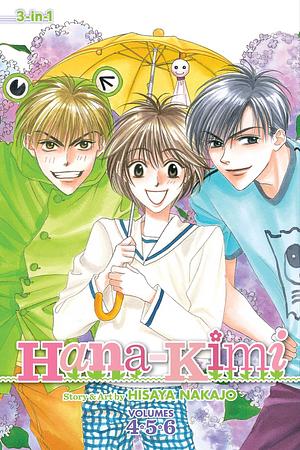 Hana-Kimi (3-in-1 Edition), Vol. 2: Includes vols. 4, 5 &amp; 6 by Hisaya Nakajo