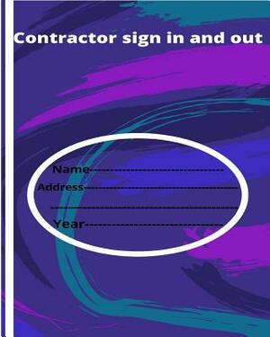 Contractor sign in and out by Joba Stationery