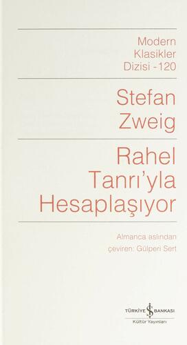 Rahel Tanrıyla Hesaplaşıyor by Stefan Zweig
