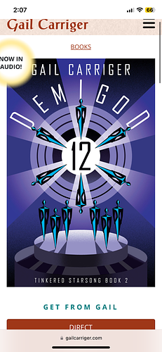Demigod 12: Tinkered Starsong Book 2 by Gail Carriger