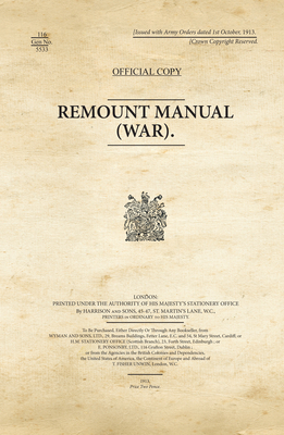 Remount Manual by War Office