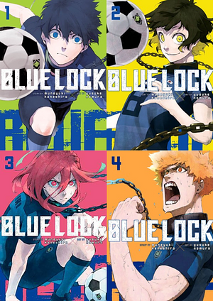 Blue Lock, Vol. 1 - Vol.4 by Muneyuki Kaneshiro