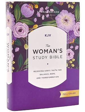 Kjv, the Woman's Study Bible, Hardcover, Red Letter, Full-Color Edition, Comfort Print: Receiving God's Truth for Balance, Hope, and Transformation by Rhonda Kelley, Dorothy Kelley Patterson