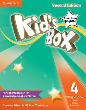 Kid's Box American English Level 4 Workbook with Online Resources by Michael Tomlinson, Caroline Nixon