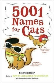 5001 Names for Cats by Stephen Baker