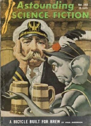 Astounding Science Fiction, November 1958 (Volume LXII, No. 3) by Poul Anderson, Katherine MacLean, Andrew Salmond, John W. Campbell Jr., H.R. Van Dongen