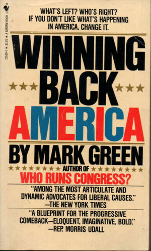 Winning Back America by Mark J. Green