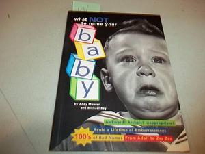 What Not to Name Your Baby by Andy Meisler, Michael Rey
