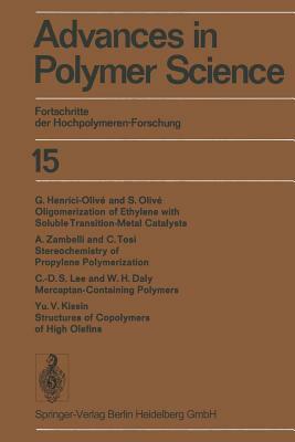 Advances in Polymer Science / Fortschritte Der Hochpolymeren-Forschung by Hans-Joachim Cantow, Gino Dall'asta, John D. Ferry