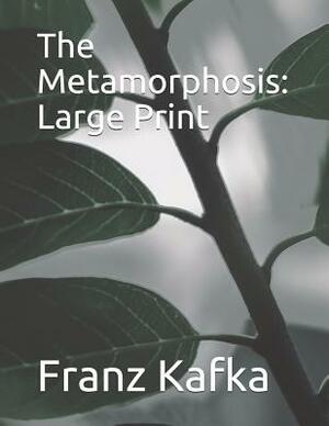 The Metamorphosis: Large Print by Franz Kafka