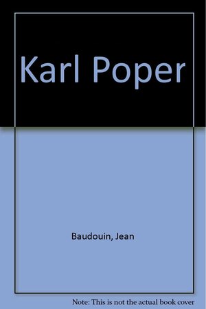 Karl Popper by Jean Baudouin