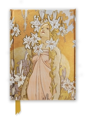 Mucha: The Flowers, Lily (Foiled Journal) by 