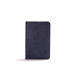 CSB Compact Bible, Navy Leathertouch, Value Edition by Csb Bibles by Holman