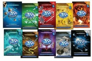 The 39 Clues - 1-10 Book Set plus A Game Card Pack New RRP: 76.89 (The 39 Cl... by Rick Riordan